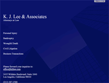 Tablet Screenshot of kjllaw.com